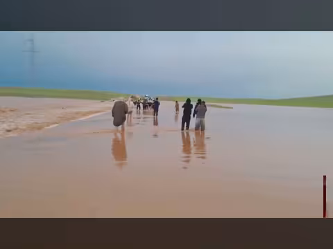 وفاة طفل وإغلاق طرق بسبب السيول في سوريا