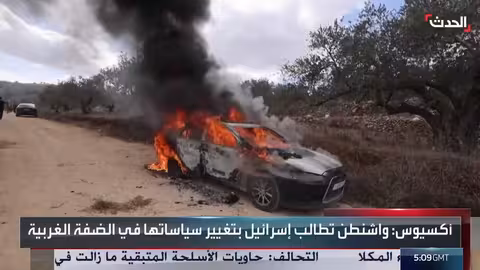 خلاف أمريكي إسرائيلي حول الضفة الغربية والاستيطان